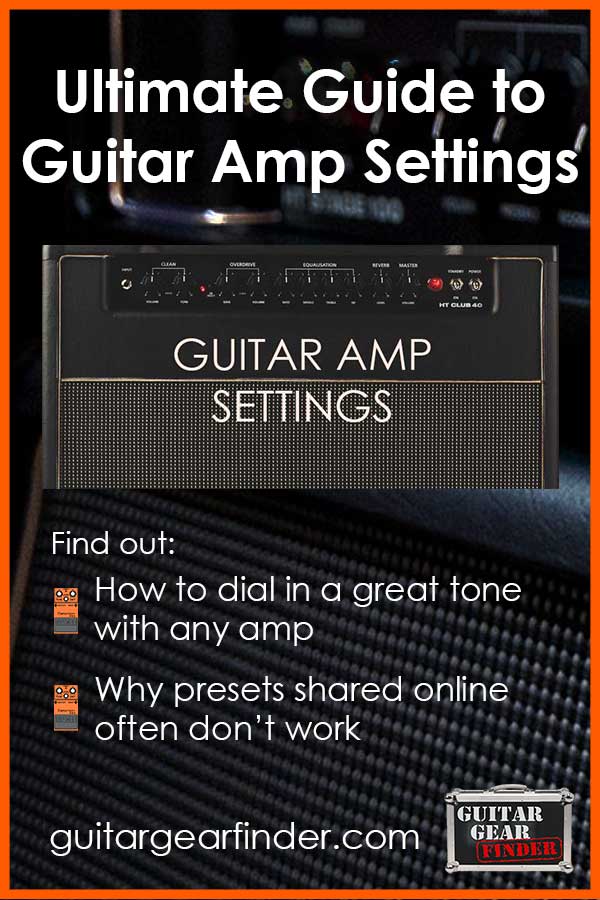 guitar tone settings database